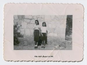 Photograph of Emma Beard and Friend
