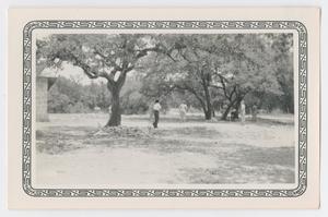 Photograph of Eanes Rock Schoolhouse Students Outside