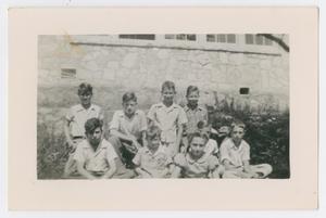 Photograph of Eanes Rock Schoolhouse Students